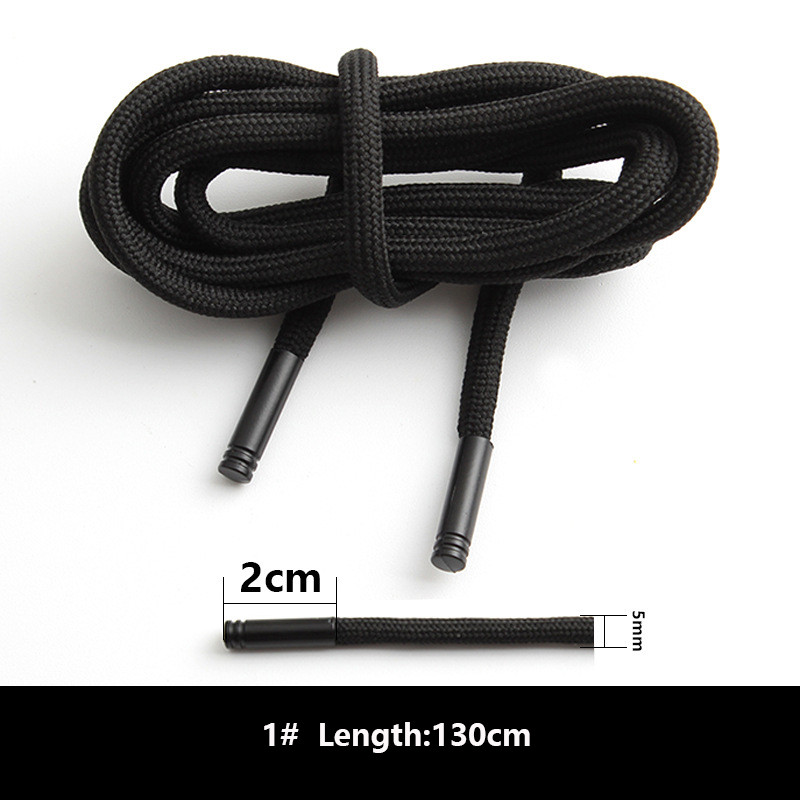 1vnt Sportiniai kelnaitės Virvelė Vyriškos Moteriškos Sportinės Kelnės Megbtuvai Dekoracijos Priedai Virvė DIY Apvali Juoda Virvė