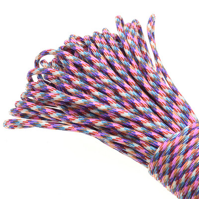 1kom 100FT 550 Paracord uže za padobrane Mil Spec Type III jezgra od 7 niti za penjanje, kampiranje, kopče, narukvica