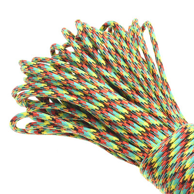 1kom 100FT 550 Paracord uže za padobrane Mil Spec Type III jezgra od 7 niti za penjanje, kampiranje, kopče, narukvica