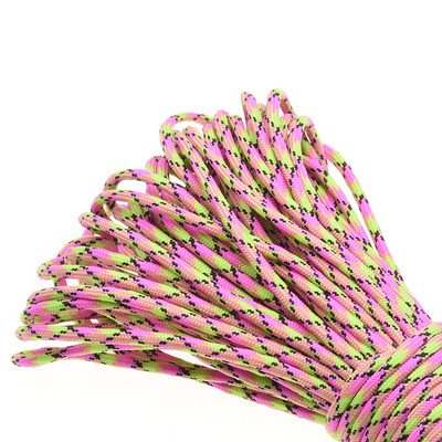 1kom 100FT 550 Paracord uže za padobrane Mil Spec Type III jezgra od 7 niti za penjanje, kampiranje, kopče, narukvica