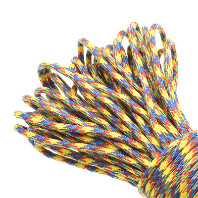 1kom 100FT 550 Paracord uže za padobrane Mil Spec Type III jezgra od 7 niti za penjanje, kampiranje, kopče, narukvica