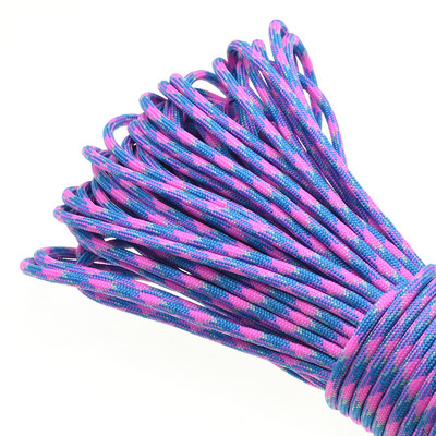 1kom 100FT 550 Paracord uže za padobrane Mil Spec Type III jezgra od 7 niti za penjanje, kampiranje, kopče, narukvica