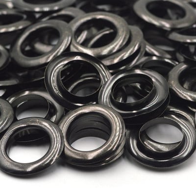 10 kompleta 20 mm srebrno-zlatni crni mjed Materijal velike srebrne ušice s podloškom za pranje, kožne DIY zanatske cipele Kapa za remen