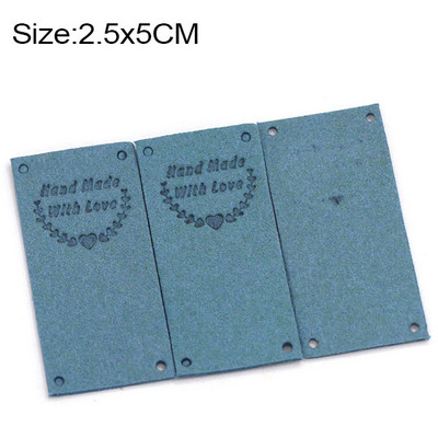 20 buc. Etichete realizate manual cu dragoste Etichete pentru pălării Etichete tricotate lucrate manual Etichete din piele PU pentru haine Decor inimă Accesorii de cusut