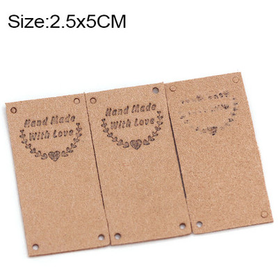 20 buc. Etichete realizate manual cu dragoste Etichete pentru pălării Etichete tricotate lucrate manual Etichete din piele PU pentru haine Decor inimă Accesorii de cusut
