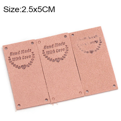 20 buc. Etichete realizate manual cu dragoste Etichete pentru pălării Etichete tricotate lucrate manual Etichete din piele PU pentru haine Decor inimă Accesorii de cusut