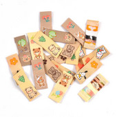 50 komada lijepih medvjedića s izvezenim naljepnicama torba za odjeću za šivanje dječjih odjevnih oznaka pribor za rukotvorine ručne izrade