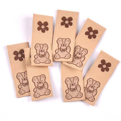 50 komada lijepih medvjedića s izvezenim naljepnicama torba za odjeću za šivanje dječjih odjevnih oznaka pribor za rukotvorine ručne izrade