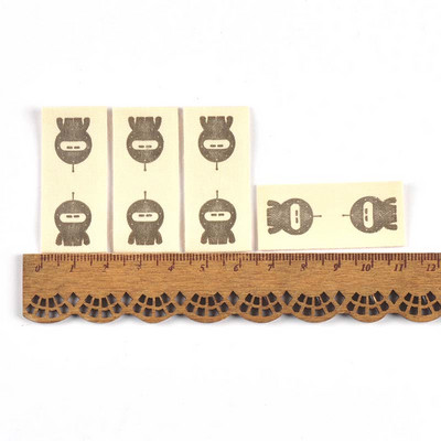 50 komada mješovitih crtanih tiskanih bež naljepnica za djecu Dodaci za šivanje DIY šeširi Torbe Rukotvorine Oznake odjeće Ručno izrađeni pribor c3615