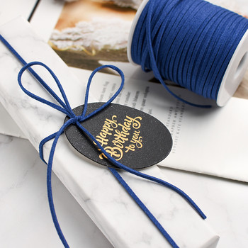 10 метра 2,6 мм плоска изкуствена велурена плетена панделка връв кожена кадифена кожена лента за колан бижута Направи си сам занаятчийска гривна шнурове