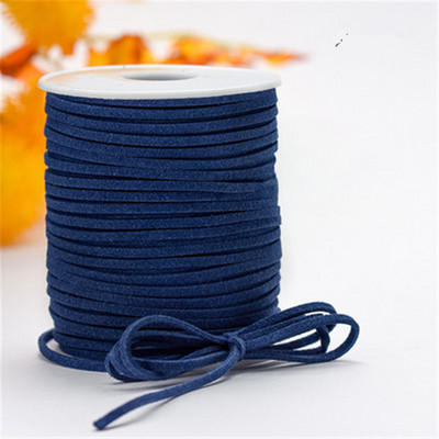 10 metara 2,6 mm ravna vrpca od umjetne brušene kože s pletenicama od kožnog baršuna, kožni remen, traka za nakit, užad za narukvice.