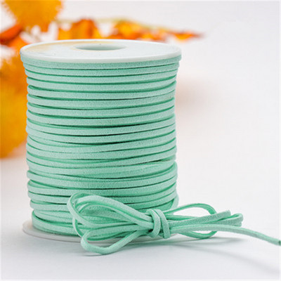 10 metara 2,6 mm ravna vrpca od umjetne brušene kože s pletenicama od kožnog baršuna, kožni remen, traka za nakit, užad za narukvice.