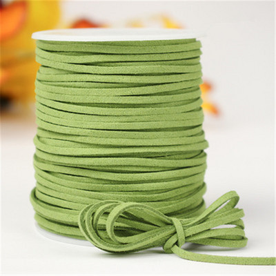 10 metara 2,6 mm ravna vrpca od umjetne brušene kože s pletenicama od kožnog baršuna, kožni remen, traka za nakit, užad za narukvice.