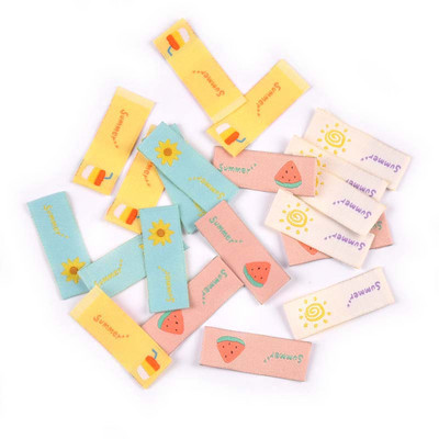 50Gb 1,5x4cm Krāsainas, jaukas multfilmas uzlīmes Izšuvumi Ar rokām darināti apģērbi Šūšanas piederumi bērniem Aprūpes somas Birkas DIY Amatniecība