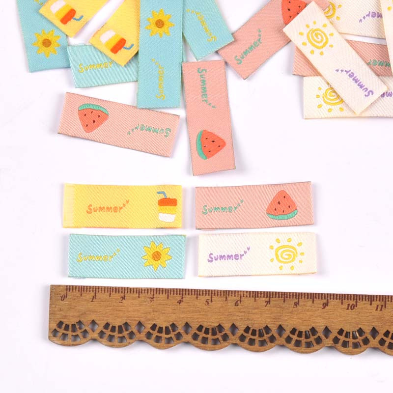 50Gb 1,5x4cm Krāsainas, jaukas multfilmas uzlīmes Izšuvumi Ar rokām darināti apģērbi Šūšanas piederumi bērniem Aprūpes somas Birkas DIY Amatniecība