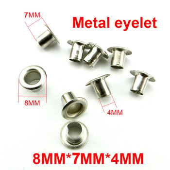 300PCS 8*7*4MM Бронзов тон МЕТАЛНИ ОЧИЦИ Копче за облекло МАРКА Копчета за аксесоари за шиене на дрехи ROUND ME-026p