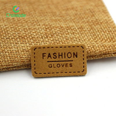 50 buc etichete pentru mănuși de modă etichete de cusut din piele PU etichetă de imprimare cu litere de pisică pentru mănuși lucrate manual/pălărie tricotată etichetă de îmbrăcăminte artizanat