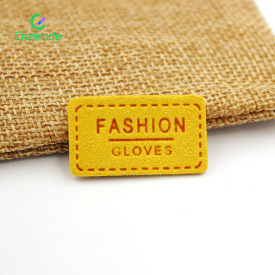 50 buc etichete pentru mănuși de modă etichete de cusut din piele PU etichetă de imprimare cu litere de pisică pentru mănuși lucrate manual/pălărie tricotată etichetă de îmbrăcăminte artizanat