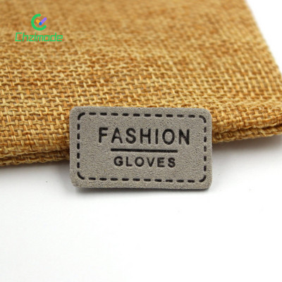 50 buc etichete pentru mănuși de modă etichete de cusut din piele PU etichetă de imprimare cu litere de pisică pentru mănuși lucrate manual/pălărie tricotată etichetă de îmbrăcăminte artizanat