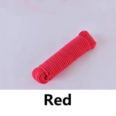 10 metrų / sklypas 6 mm kieto parašiuto laido diržo virvė Mil Spec tipo vienos krypties laipiojimo stovyklavimo išgyvenimo įranga Paracord