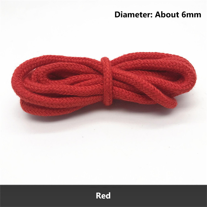 10M*6 mm Pamučno uže u boji, pulover, šešir, uže, sportske hlače, okruglo uže oko struka, DIY paracord uže, uzica, maska, privjesak, tkanina, maska, užad