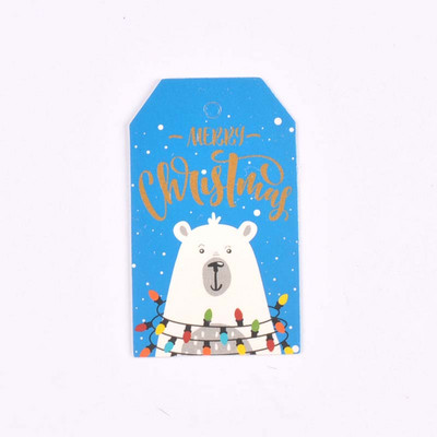 50 kom. Oznaka od kraft papira za kutiju slatkiša Ukras za božićno drvce Oslikane oznake za privjeske Oznake za darove Naljepnice za DIY ručno izrađene dekoracije za zabave c3010