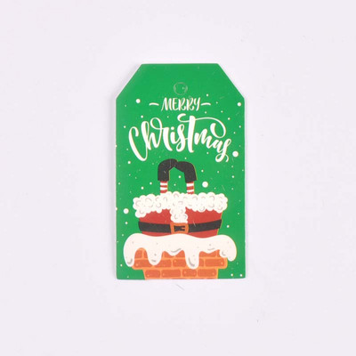 50 kom. Oznaka od kraft papira za kutiju slatkiša Ukras za božićno drvce Oslikane oznake za privjeske Oznake za darove Naljepnice za DIY ručno izrađene dekoracije za zabave c3010