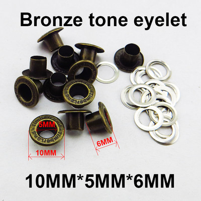 200GAB 10*6.5*5MM Metāls Melns EYELET Pogas Šūšanas Apģērbi Aksesuāri Apaļās pogas Cilpiņas ME-057