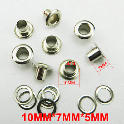 200PCS 10*6.5*5MM metalni crni gumb za šivanje gumba za odjeću Okrugli gumbi za ušice ME-057
