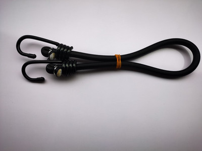 Elastinė surišimo virvė kablys Elastinė virvė dviračio motociklo bagažo virvė Nailono latekso elastinė virvė bagažo diržas krovinių dirželiai