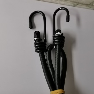 Elastinė surišimo virvė kablys Elastinė virvė dviračio motociklo bagažo virvė Nailono latekso elastinė virvė bagažo diržas krovinių dirželiai