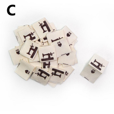 50 vnt. Drabužių etiketė Rankų darbo raidžių siuvimo etiketė miela animacinių filmų kepuraitė Amatininkų krepšys Marškinėliai Suknelė Drabužiai Drabužiai Etiketė