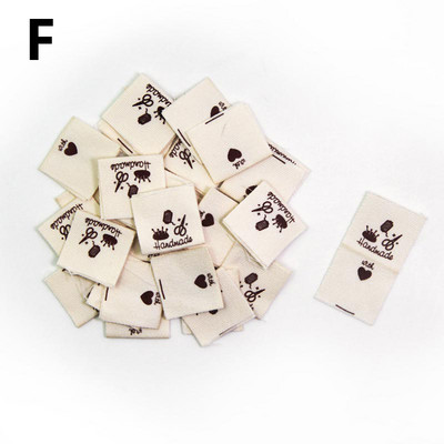 50 vnt. Drabužių etiketė Rankų darbo raidžių siuvimo etiketė miela animacinių filmų kepuraitė Amatininkų krepšys Marškinėliai Suknelė Drabužiai Drabužiai Etiketė