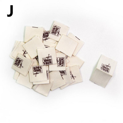 50 vnt. Drabužių etiketė Rankų darbo raidžių siuvimo etiketė miela animacinių filmų kepuraitė Amatininkų krepšys Marškinėliai Suknelė Drabužiai Drabužiai Etiketė