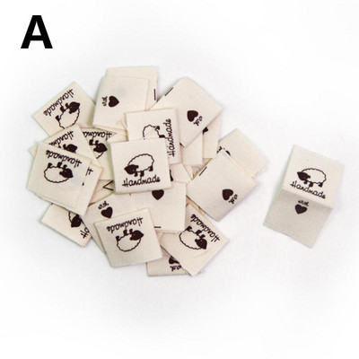 50 vnt. Drabužių etiketė Rankų darbo raidžių siuvimo etiketė miela animacinių filmų kepuraitė Amatininkų krepšys Marškinėliai Suknelė Drabužiai Drabužiai Etiketė