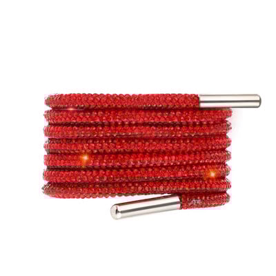 Luksusa Rhinestone kurpju šņores Rainbow Diamond apavu šņores kedas Šņores Apavi Apaļas kurpju auklas 100/120/140/160CM 1Gb DIY Strings