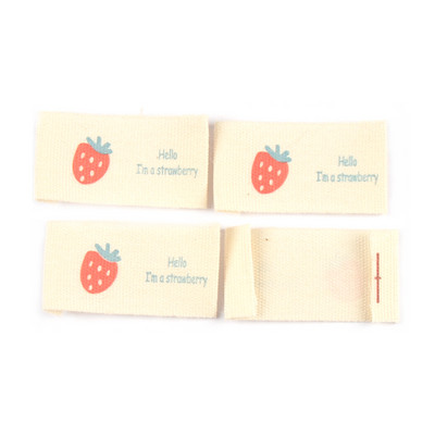 50 τμχ Μικτές ετικέτες φρούτων κινουμένων σχεδίων Έντυπη υφασμάτινη ετικέτα Ράψιμο ρούχων DIY Ετικέτα παπουτσιών ρούχων χειροποίητα χειροτεχνήματα αξεσουάρ C2891