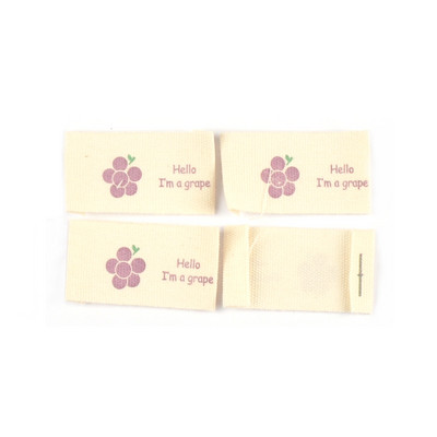 50 τμχ Μικτές ετικέτες φρούτων κινουμένων σχεδίων Έντυπη υφασμάτινη ετικέτα Ράψιμο ρούχων DIY Ετικέτα παπουτσιών ρούχων χειροποίητα χειροτεχνήματα αξεσουάρ C2891