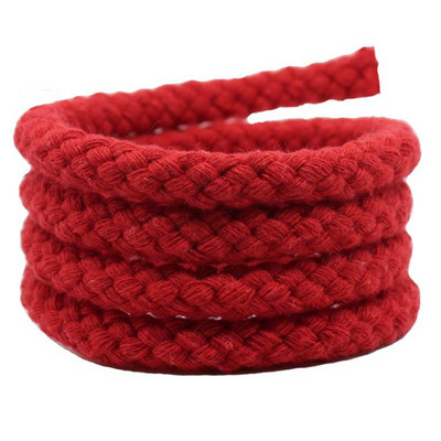 10 mm x 100 cm crveno crno bijelo izbijeljeno obojeno pleteno pamučno uže pleteno za dječji vrtić DIY ručno izrađeni kabel