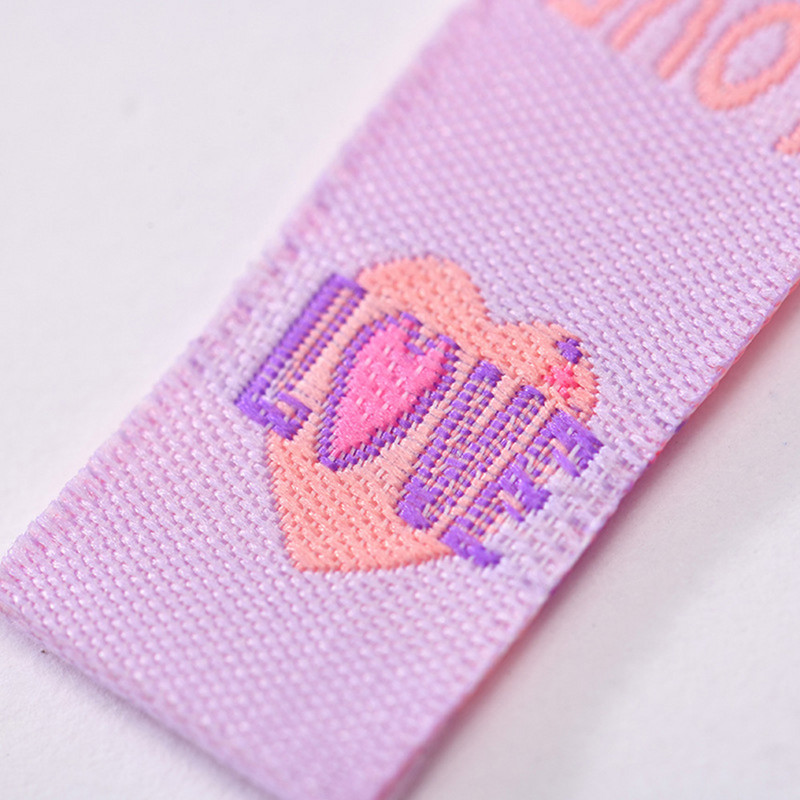 48Vnt. Meilės raštas Siuvamas ant drabužių audinio etiketės Etiketės Medvilninės drabužių etiketės „Pasidaryk pats“ rankų darbo siuvimo reikmenys