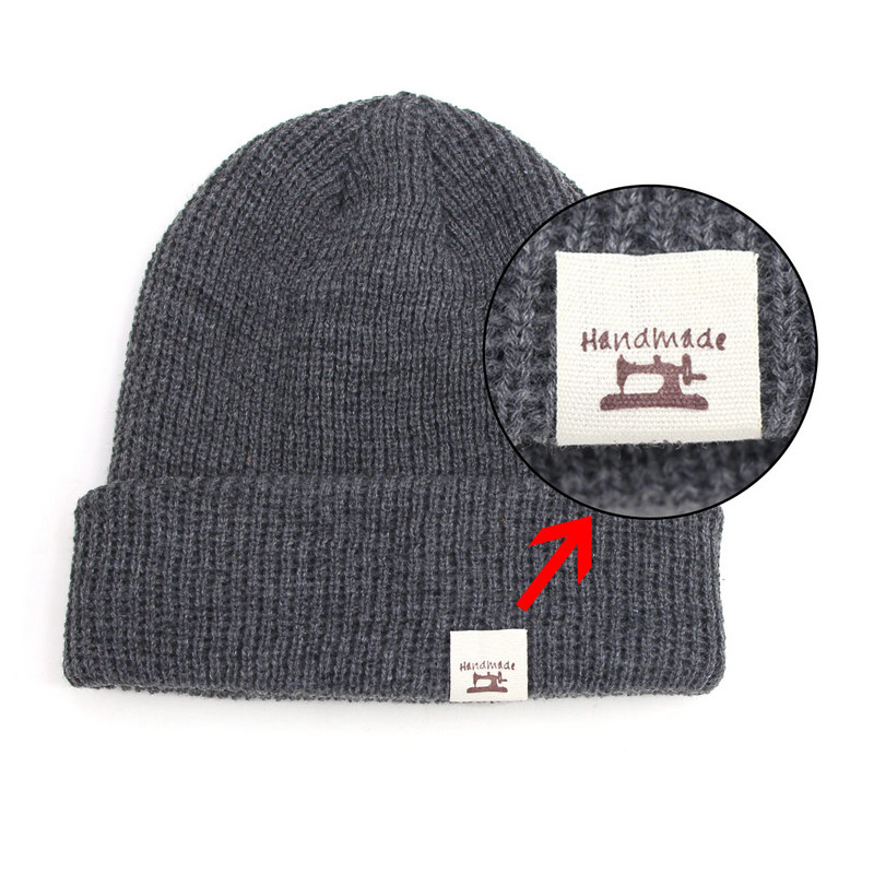 50kom Bijele oznake za odjeću Ručno izrađene etikete Oznake Tkane presavijene oznake za ukrašavanje odjeće Ručno izrađeni pribor za šivanje 20x40MM