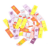 50 buc. Etichete de broderie cu fructe colorate, accesorii de cusut, pungi de îngrijire lavabile, etichete pentru îmbrăcăminte, artizanat manual, C2901