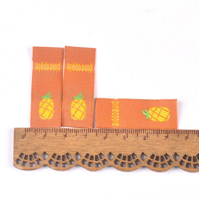 50 buc. Etichete de broderie cu fructe colorate, accesorii de cusut, pungi de îngrijire lavabile, etichete pentru îmbrăcăminte, artizanat manual, C2901