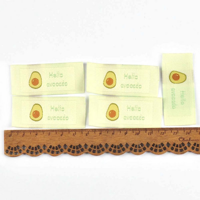 50 db eper/görögdinnye/citrom/avokádó hímző címkék varráshoz kiegészítők kötés ruhacímkék barkácsolás ruházati kellékek