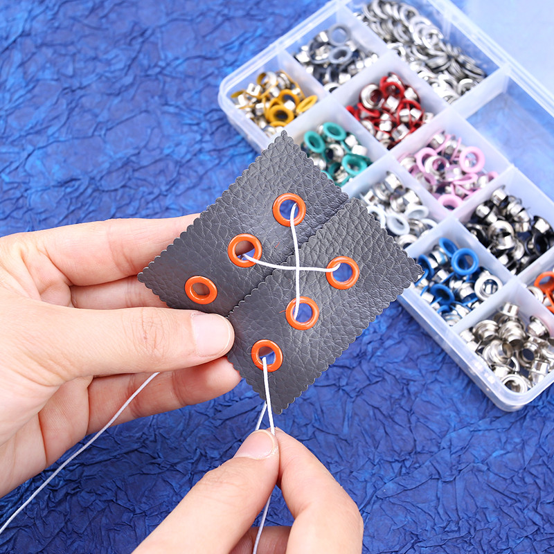 50/100 Set ušica Gumbi Komplet ušice Alat za postavljanje ušice Pribor Metalna odjeća Obuća Torba Kožni rukotvorini DIY Dekor