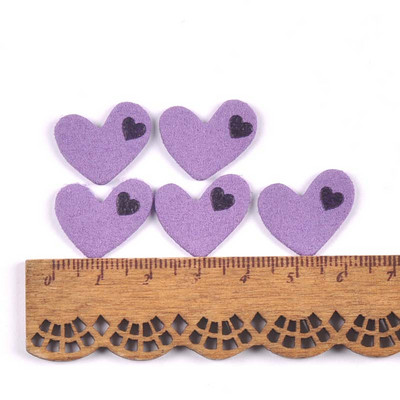 50 komada platnenih naljepnica u obliku srca s reljefnim oznakama DIY naljepnica sa zastavom za pribor za šivanje odjeće 20x18 mm cp3508