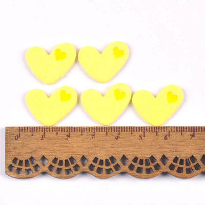 50 komada platnenih naljepnica u obliku srca s reljefnim oznakama DIY naljepnica sa zastavom za pribor za šivanje odjeće 20x18 mm cp3508