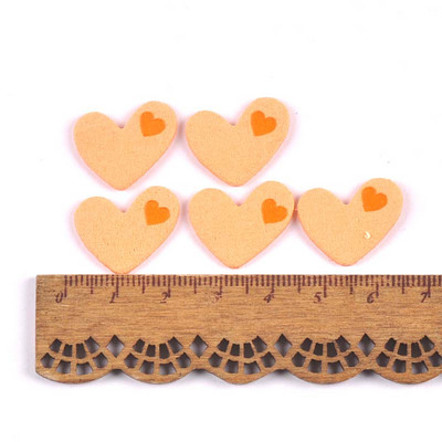 50 komada platnenih naljepnica u obliku srca s reljefnim oznakama DIY naljepnica sa zastavom za pribor za šivanje odjeće 20x18 mm cp3508