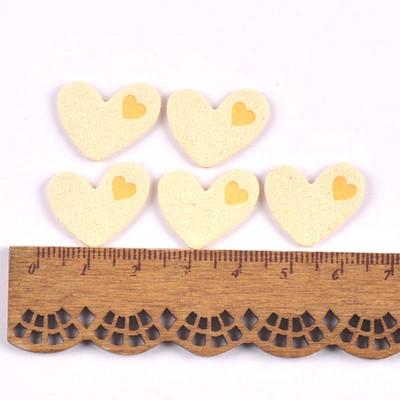 50 komada platnenih naljepnica u obliku srca s reljefnim oznakama DIY naljepnica sa zastavom za pribor za šivanje odjeće 20x18 mm cp3508