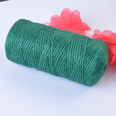 100 jardi Dabīga džutas aukla audekla aukla stīga kaņepju virve ballīte kāzu dāvanu iesaiņošana auklas diegi DIY Scrapbooking Floristi Amatniecība